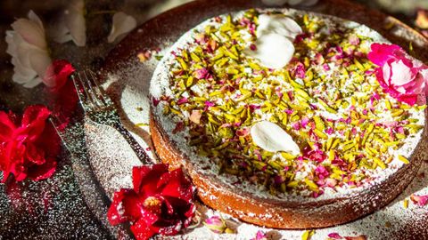 Rose Pistachio Cake